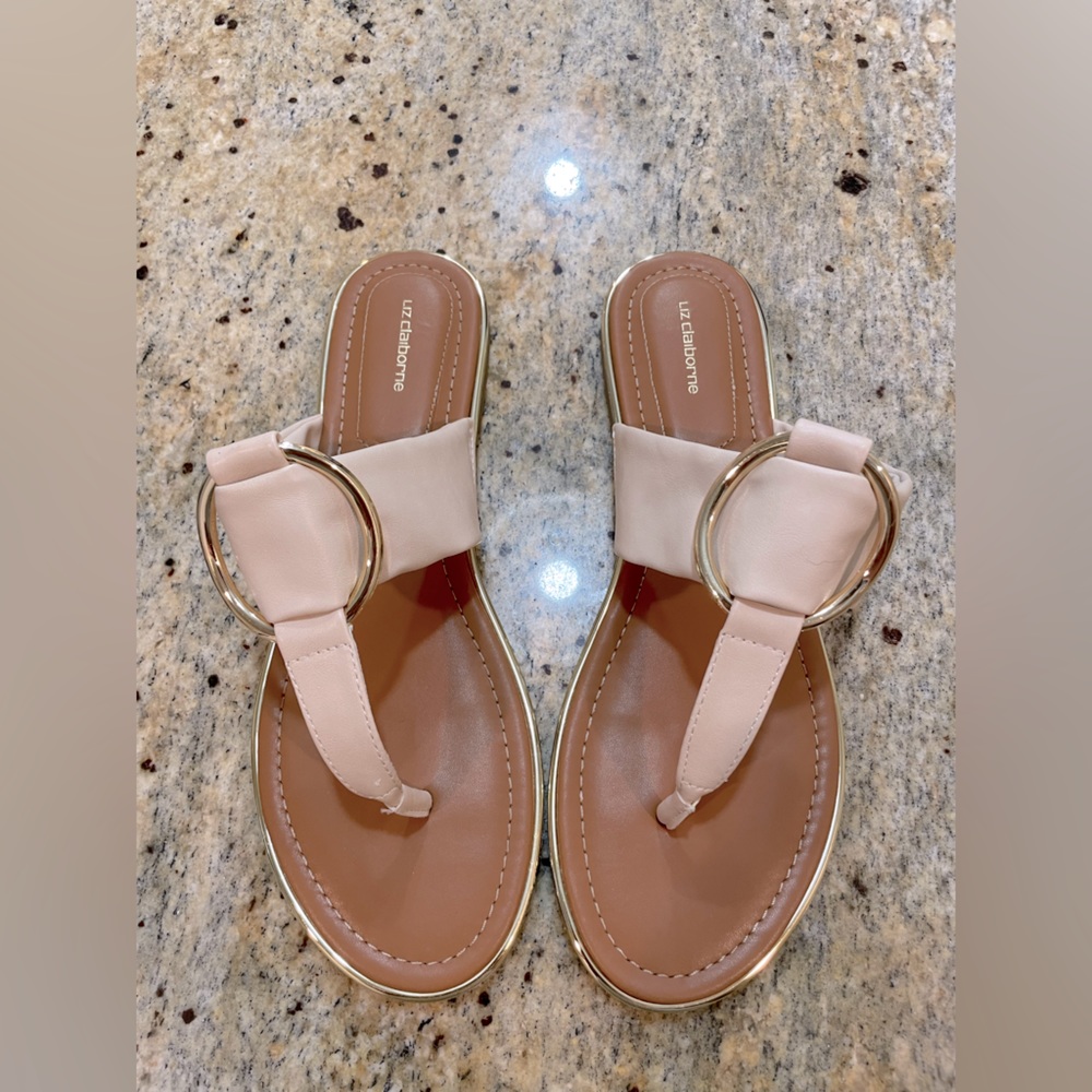 Liz Claiborne slide sandals size medium 9.5 women’s